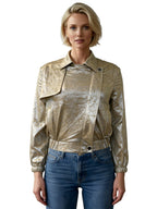 ALYSSA CROPPED BOMBER JACKET