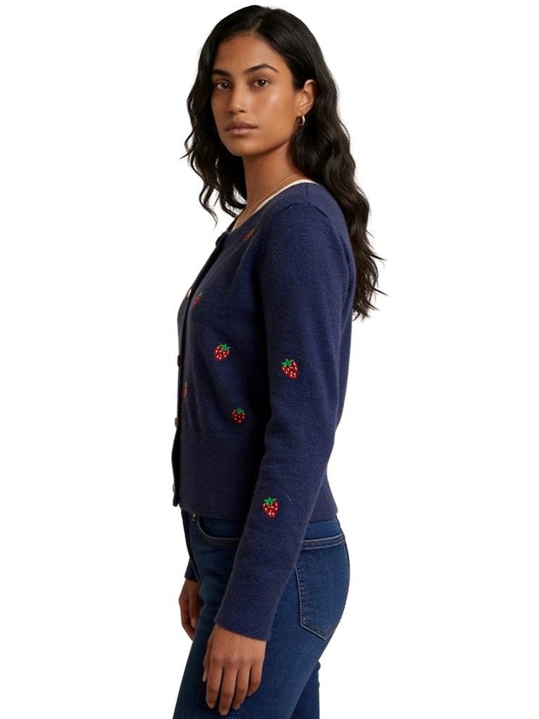 SARA STRAWBERRY CARDI