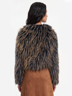 DAHLIA FUR STATEMENT BOLERO