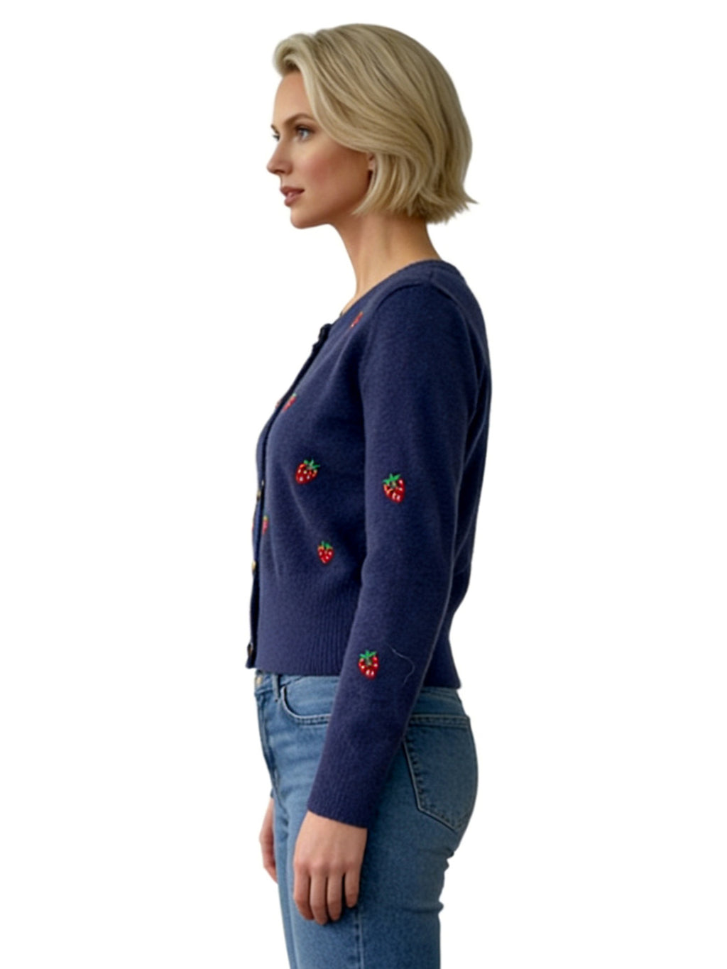 SARA STRAWBERRY CARDI