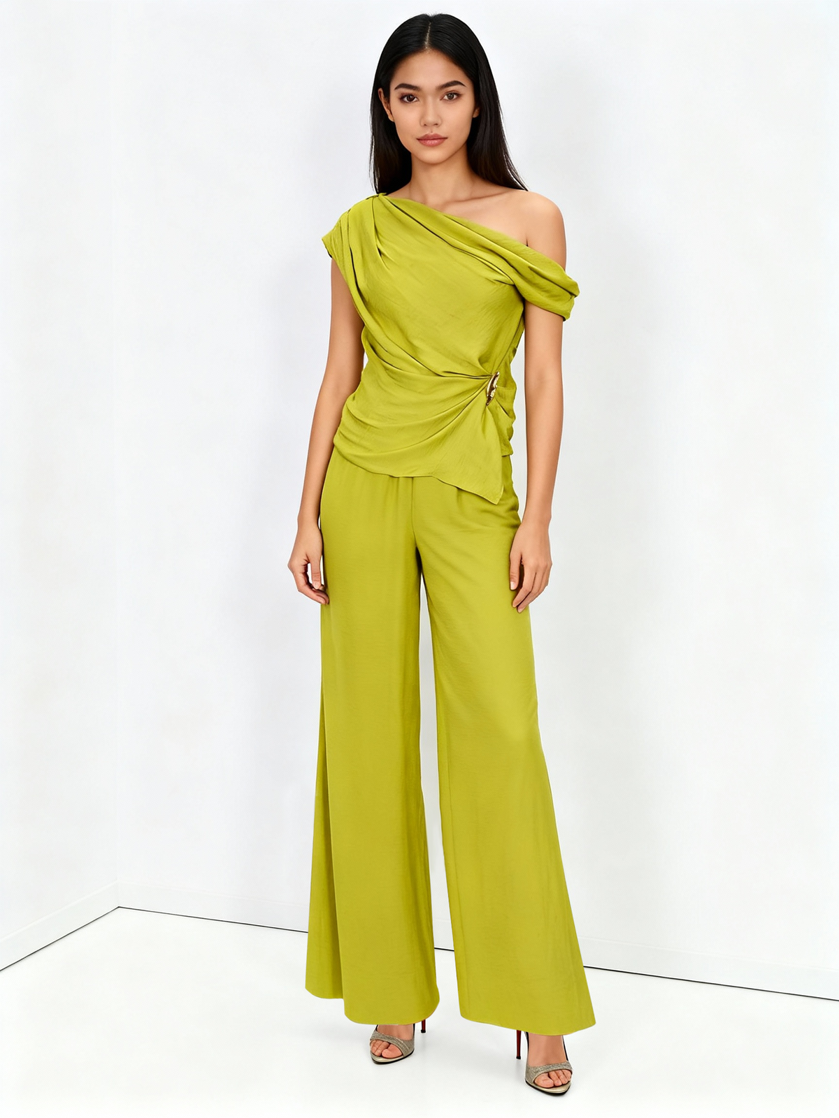 The Dalma Asymmetric Top Two-Piece Set
