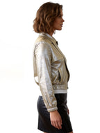 ALYSSA CROPPED BOMBER JACKET
