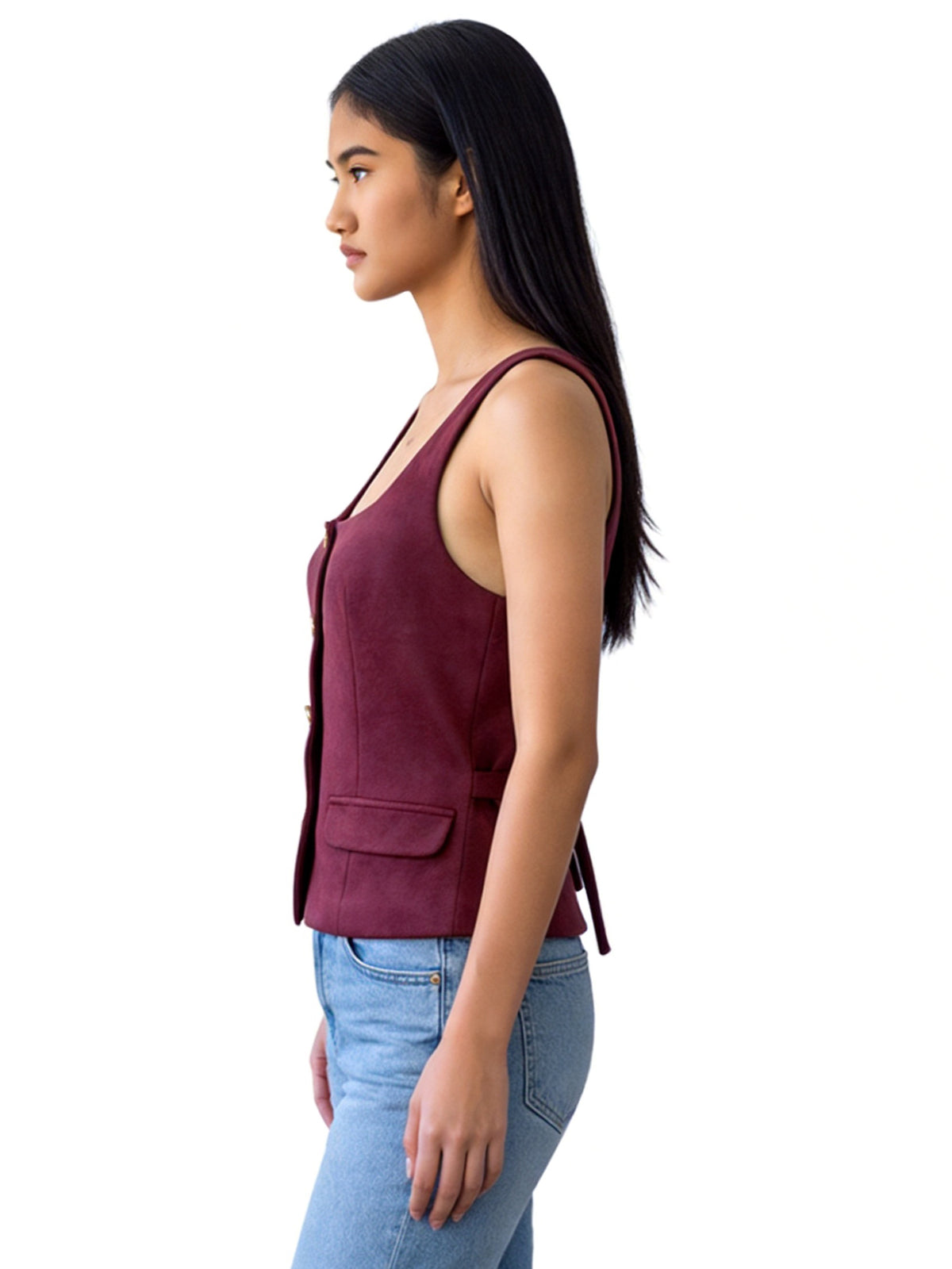 CATHERINE SUEDE VEST