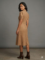 The Nikki Faux Suede Dress - Fall 2026 Preview