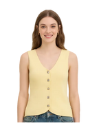 The Diana Square Neck Sweater Vest