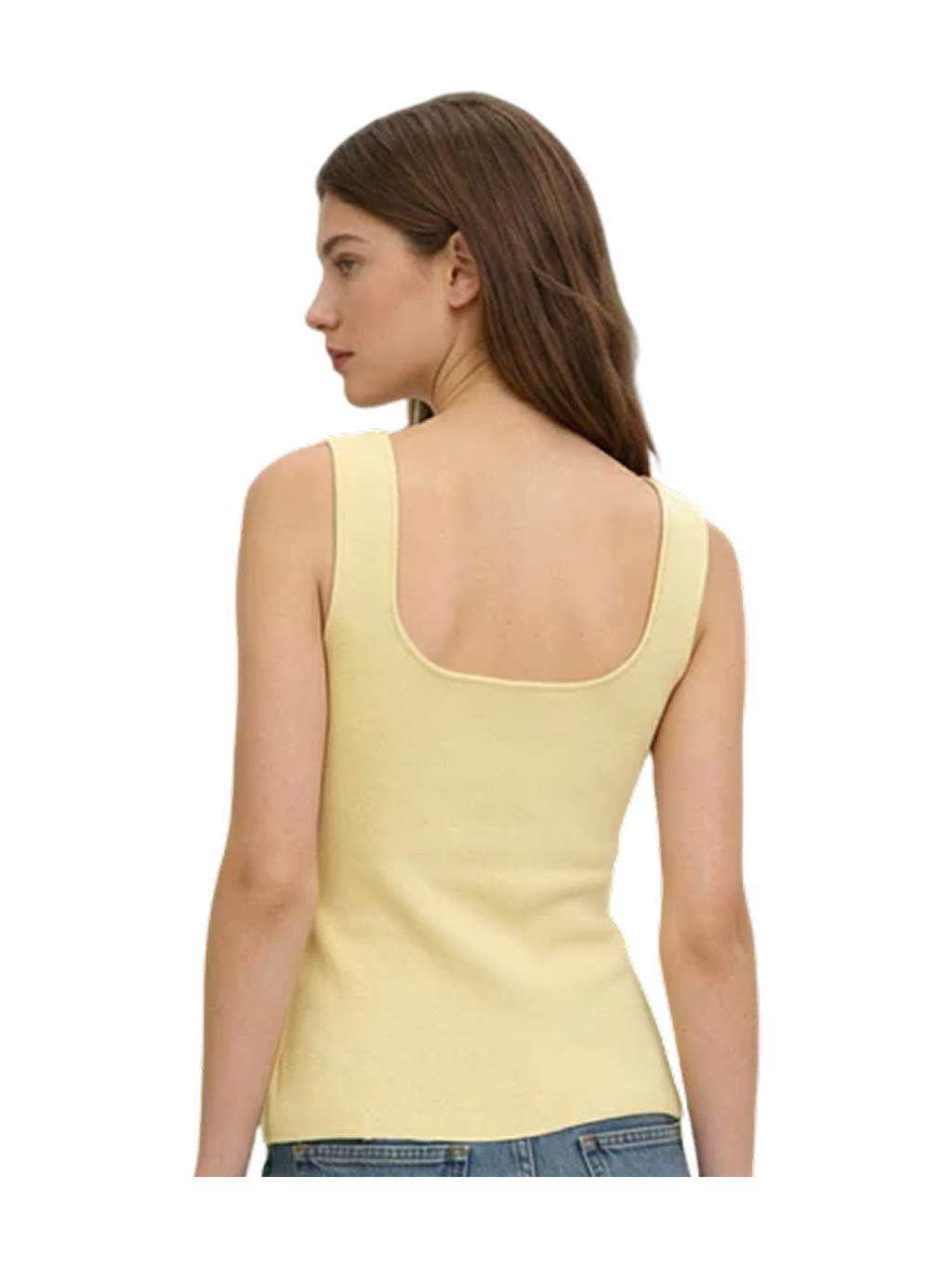 The Diana Square Neck Sweater Vest