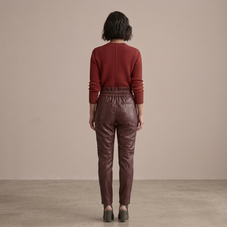 ***NAOP 00208, Burgundy pants